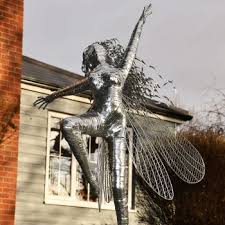 Celeste Fairy Metal Wire Garden Sculpture