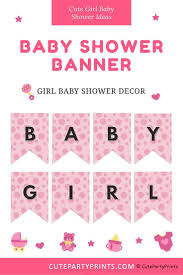 girl baby shower banner ideas baby