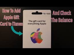 how to add apple gift card to itunes