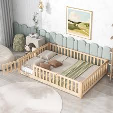 platform bed floor bed wood bed frame