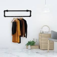 industrial style clothes rail tl 50 cm