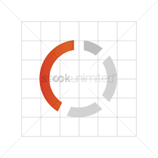 Free Pie Chart On Graph Paper Vector Image 1621653