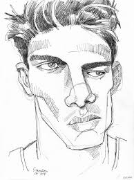 Look at links below to get more options for getting and using clip art. Expressionist Male Portrait 11x14 Pencil Drawing Drawings Portrait Illustration Pencil Portrait