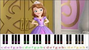 first theme song piano letter notes