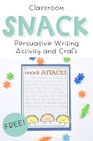snack persuasive writing