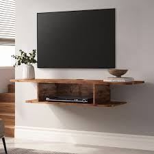 Modern Floating Tv Stand Wood Wall