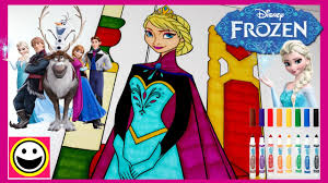 And now, elsa will be setting sail for a grand tour of the world—leaving anna behind. Elsa On Coronation Day Disney Frozen Color With Me Cutiepietoysurprise Youtube