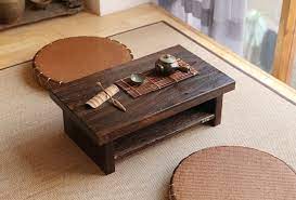 Wooden Coffee Tatami Low Table Wood