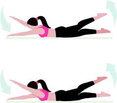 exercises to get rid of lower back fat