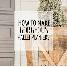 gorgeous diy pallet planter boxes with