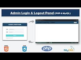 admin login page in php mysql how to