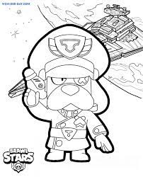 Ruffs fires twin shots of lasers that bounce off walls. Colonel Ruffs Brawl Stars Coloring Pages 2021 Printable