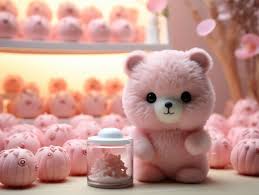 premium photo pink teddy bear hd 8k