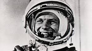 On 12 april 1961, gagarin became the first human to travel into space, launching to orbit aboard the vostok. Qbsiu6h H7l2sm