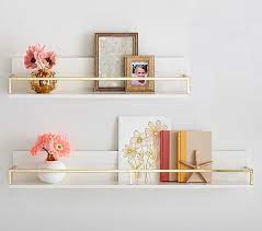 Gold Polished Kids Shelves Pottery