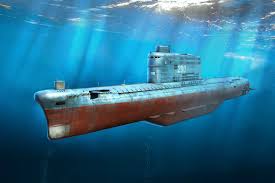 artwork military underwater vehicle