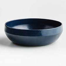 visto navy stoneware serving bowl