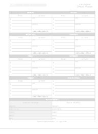 free printable meal and fitness planner