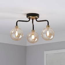 light semi flush ceiling light