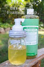 easy diy liquid foaming soap an