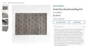affordable crate and barrel rug for