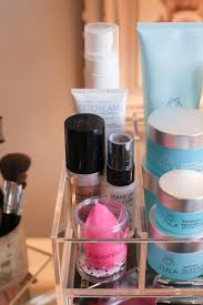 how to organize your makeup skincare