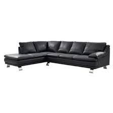 rio light gray leather corner sofa w