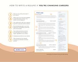 resume objective for a career change