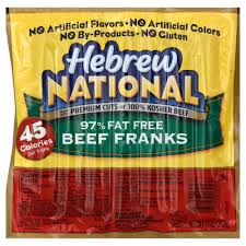 hebrew national franks beef 97 fat