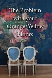 orange yellow floors