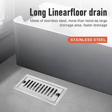 rectangular linear shower floor drain