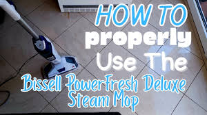 bissell powerfresh deluxe steam mop