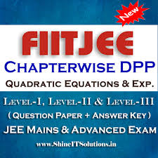Quadratic Equations Expression Fiitjee