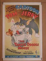 Tom and Jerry (Yankee Doodle Mouse) Vintage Movie Poster - at SimonDwyer.Com