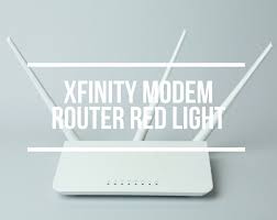 xfinity modem router red light causes