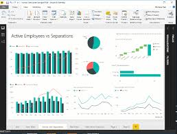 powerbi visual interactions and default