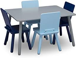 The children stand by their desks or chairs. Kids Table Chair Sets Amazon Com