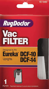 rug doctor vac filter eureka uprights