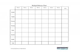 021 Free Behavior Chart Template Of Daily Printable Colorful