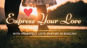 felt love shayari in english