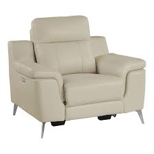 modern leather power reclining chair