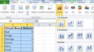 Column Chart In Excel Bar Vs Column Chart