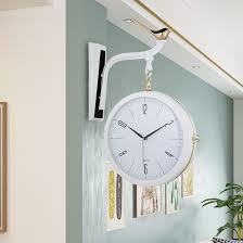 Double Sided Hanging Clocks