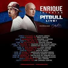 enrique iglesias and pitbull live tour