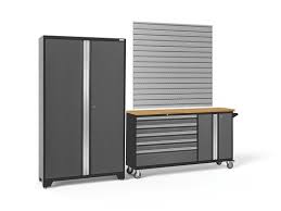 In this video we will show you how to better organize your workshop or garage by making your own bit storage cabinet out of dakota panel shelving. Newage Bold 3 0 104 W X 84 1 4 H X 18 D 2 Piece Storage Cabinet System With Slatwall At Menards