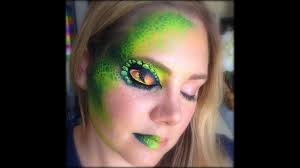 snake eye face painting and makeup