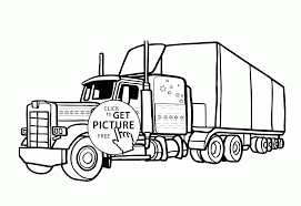 These trucks with trailers varieties are available on alibaba.com at enticing offers. Semi Truck Coloring Pages For Kids Drawing With Crayons