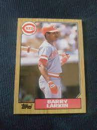 1989 donruss baseball is perhaps best remembered for the hunt for ken griffey jr. 1987 Topps Barry Larkin Value 0 99 327 00 Mavin