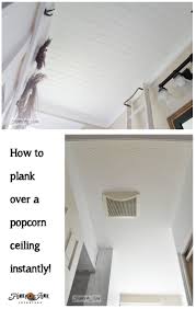how to install a wood plank ceiling