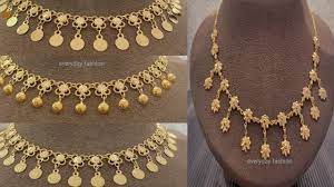 dubai lightweight simple gold necklace